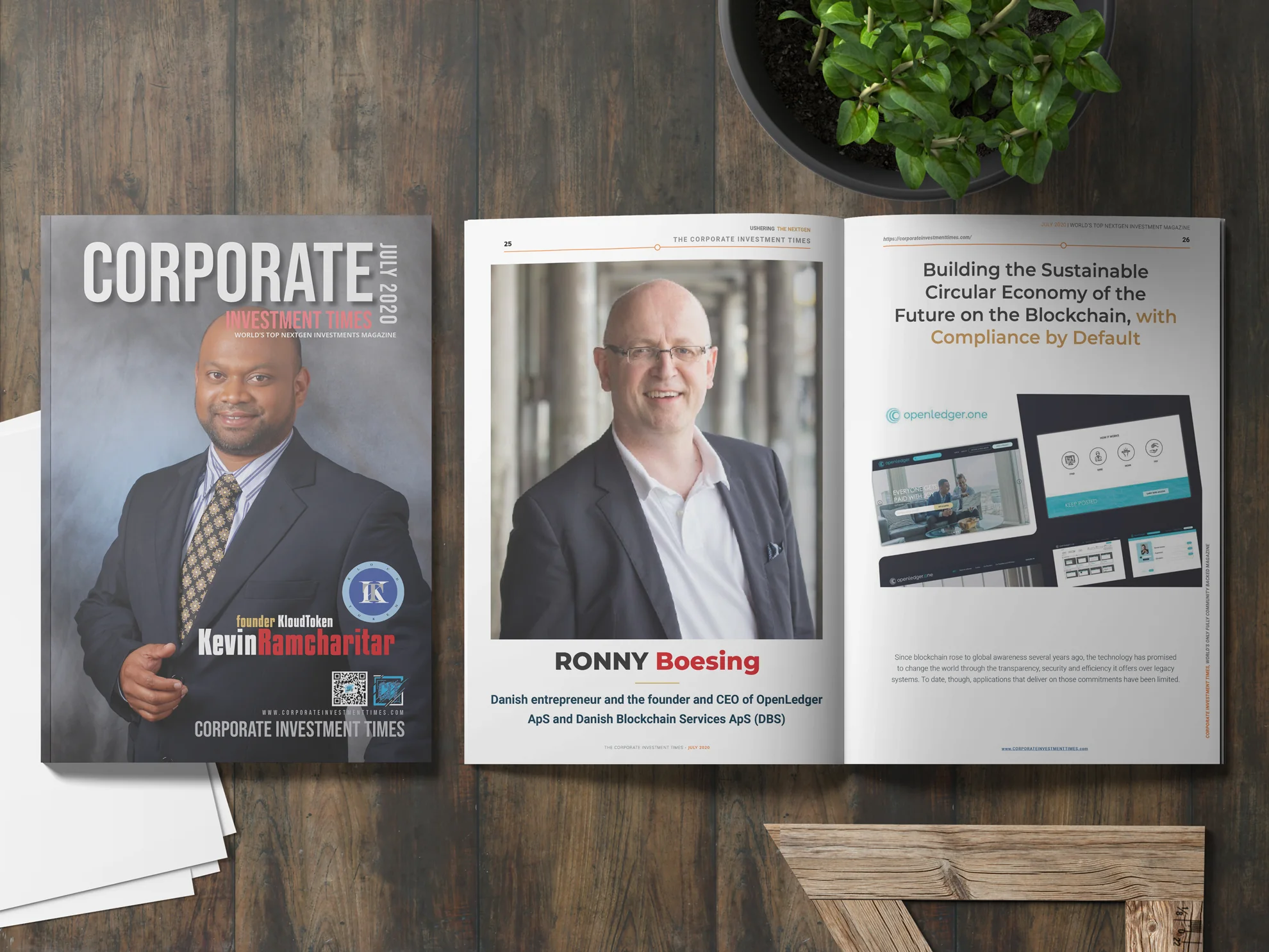 Corporate Investment Times July 2020 feature about Ronny Boesing and VPLedger