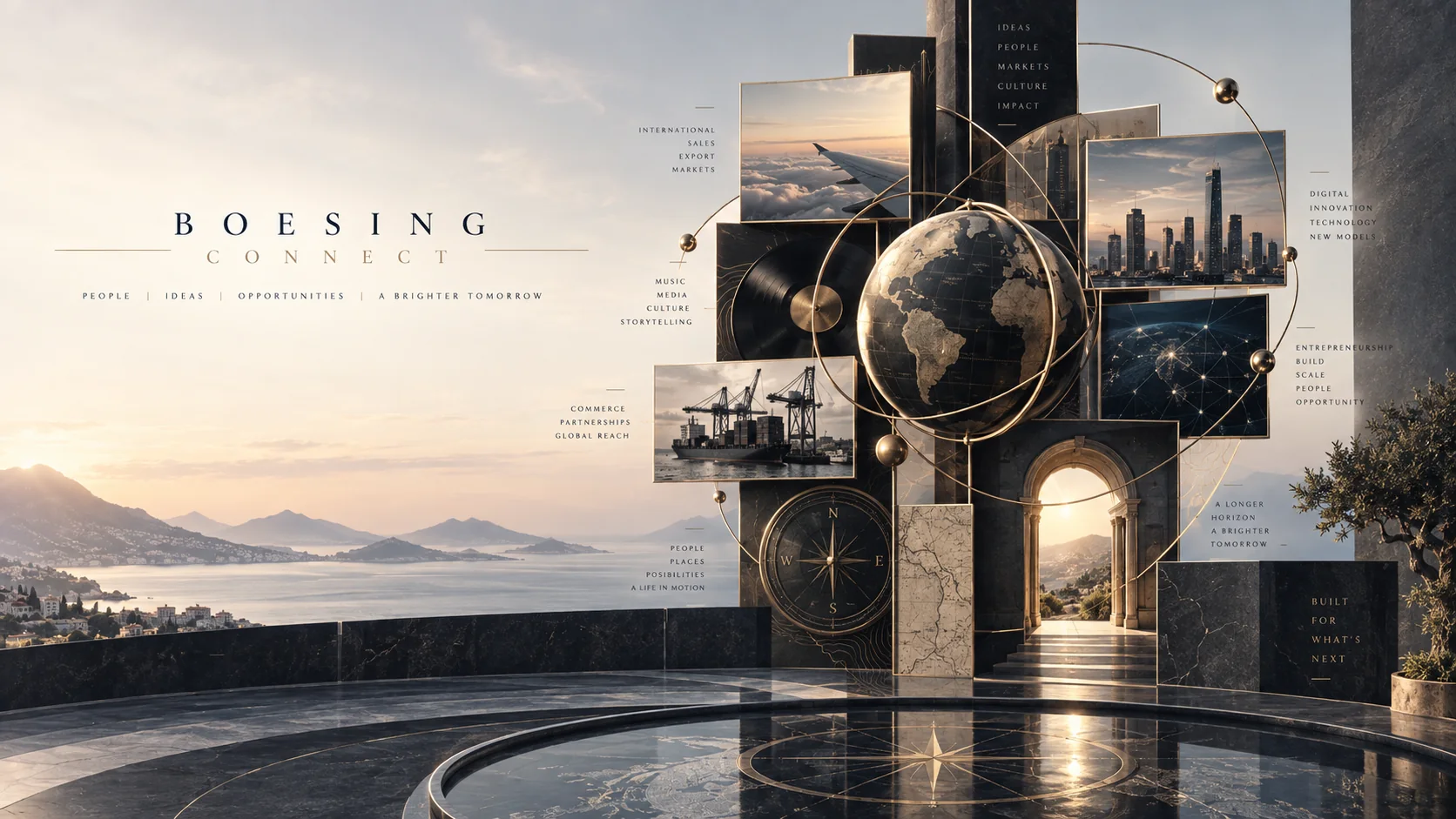 Visual journey through Ronny Boesing's international sales, media, commerce, technology and entrepreneurship eras